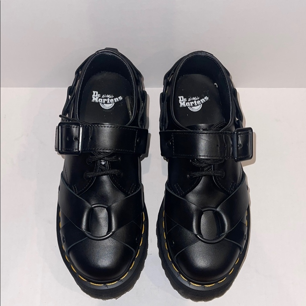 Dr. Martens Black Harness Shoes